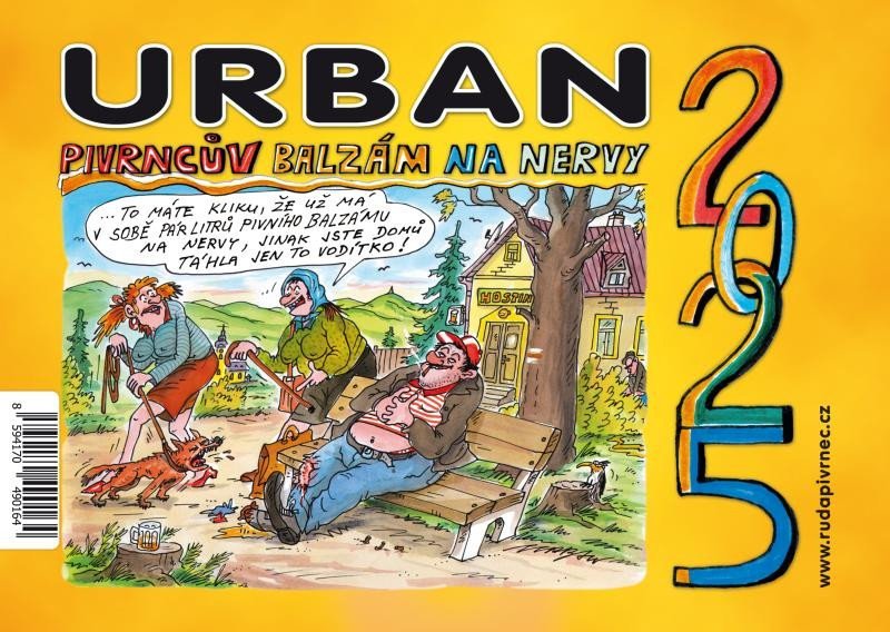 Levně Kalendář Urban 2025 - Pivrncův balzám na nervy - Petr Urban