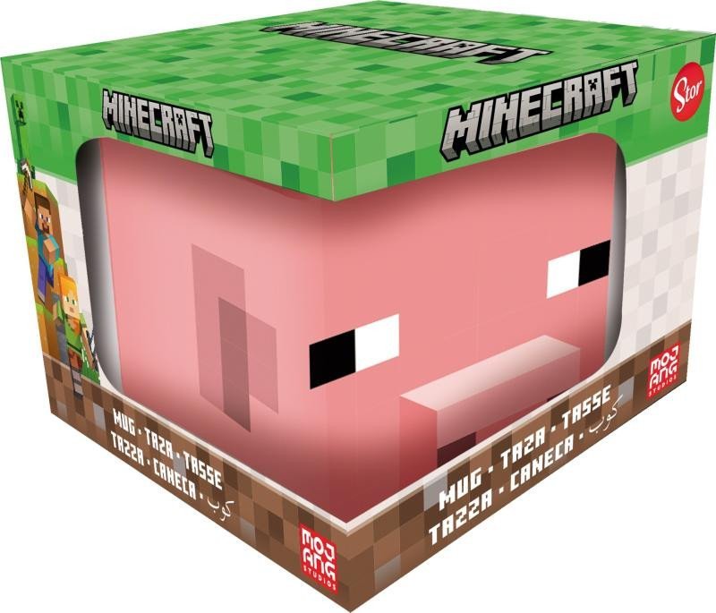 Levně Minecraft 3D hrnek prasátko