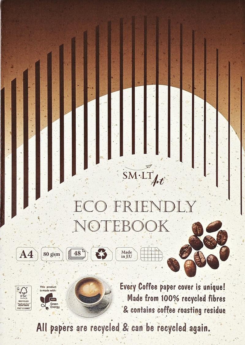 Levně SMLT Art Sešit ECO Coffee paper A4 - 48 listů