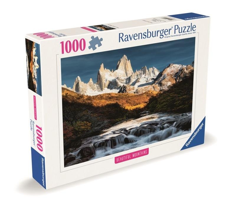 Levně Puzzle Dechberoucí hory: Mount Fitz Roy, Patagonie 1000 dílků