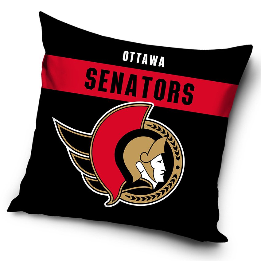 Levně Polštářek NHL Ottawa Senators Black