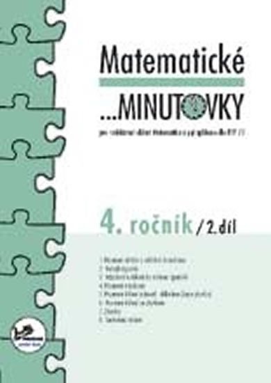 Matematické minutovky pro 4. ročník/ 2. díl - 4. ročník - Hana Mikulenková; Josef Molnár