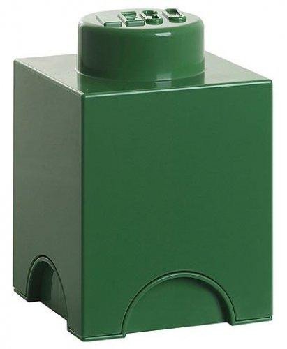 Levně Úložný box LEGO 1 - tmavě zelený