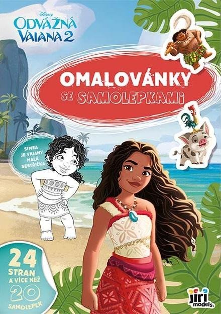 Levně Vaiana 2 - Omalovánky A4 se samolepkami