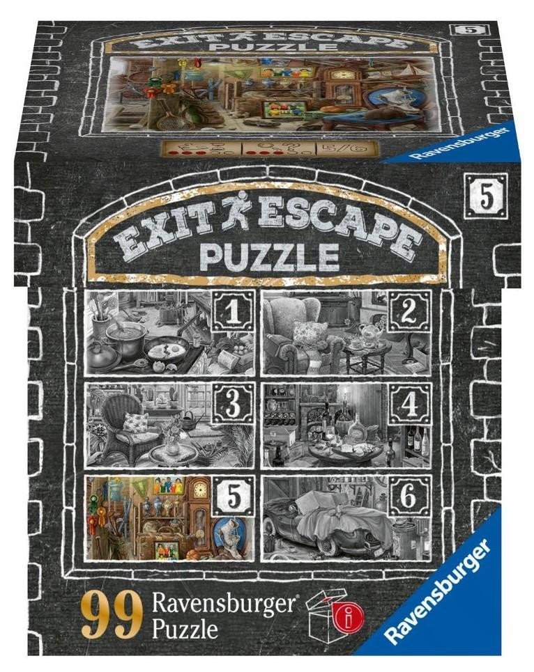 Levně Ravensburger Puzzle Exit - Podkroví 99 dílků