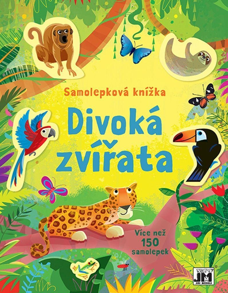 Levně Samolepková knížka Divoká zvířata