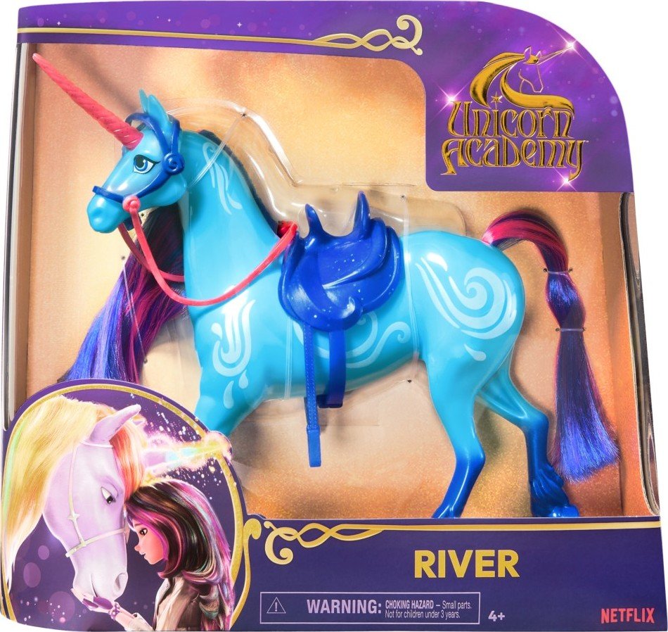 Levně Unicorn academy česací jednorožec 28 cm River - Spin Master