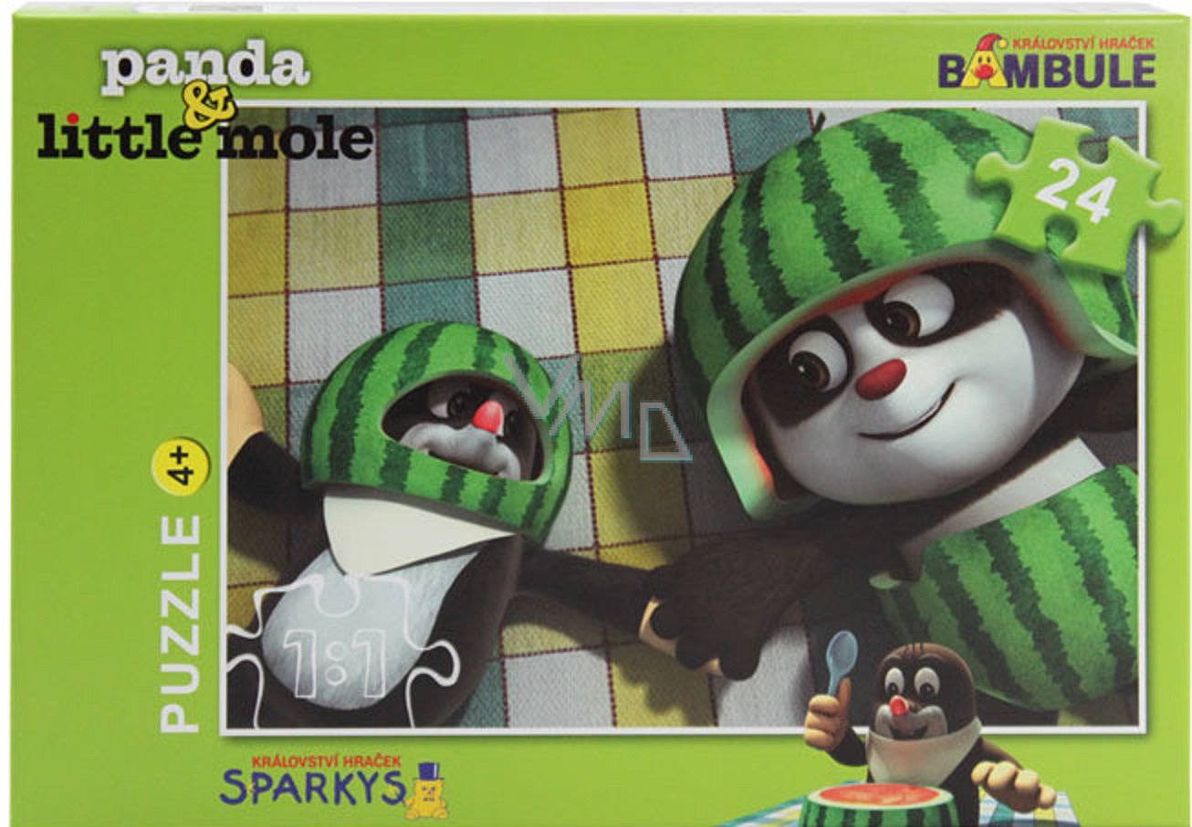 Product detail of Krtek a Panda: Meloun 24 Puzzle