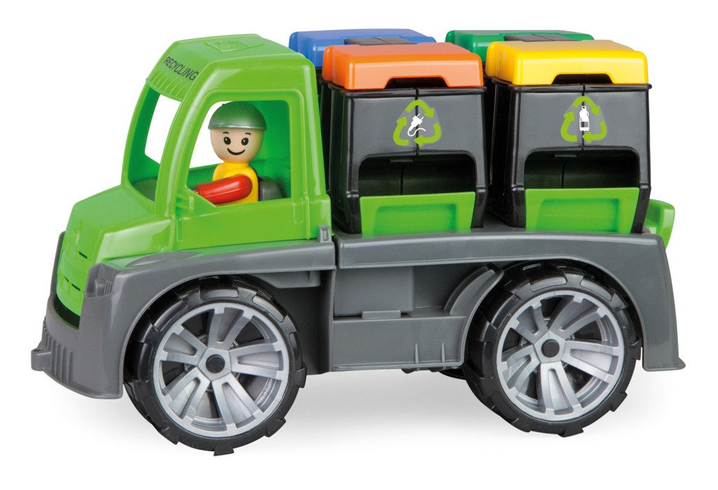 Levně Auto Truxx auto s kontejnery s figurkou plast 28cm v krabici 39x16x22cm 24m+ - Lena