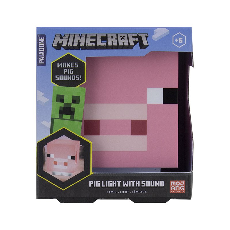 Levně Minecraft Prasátko - Dekorativní lampa - EPEE Merch - Paladone