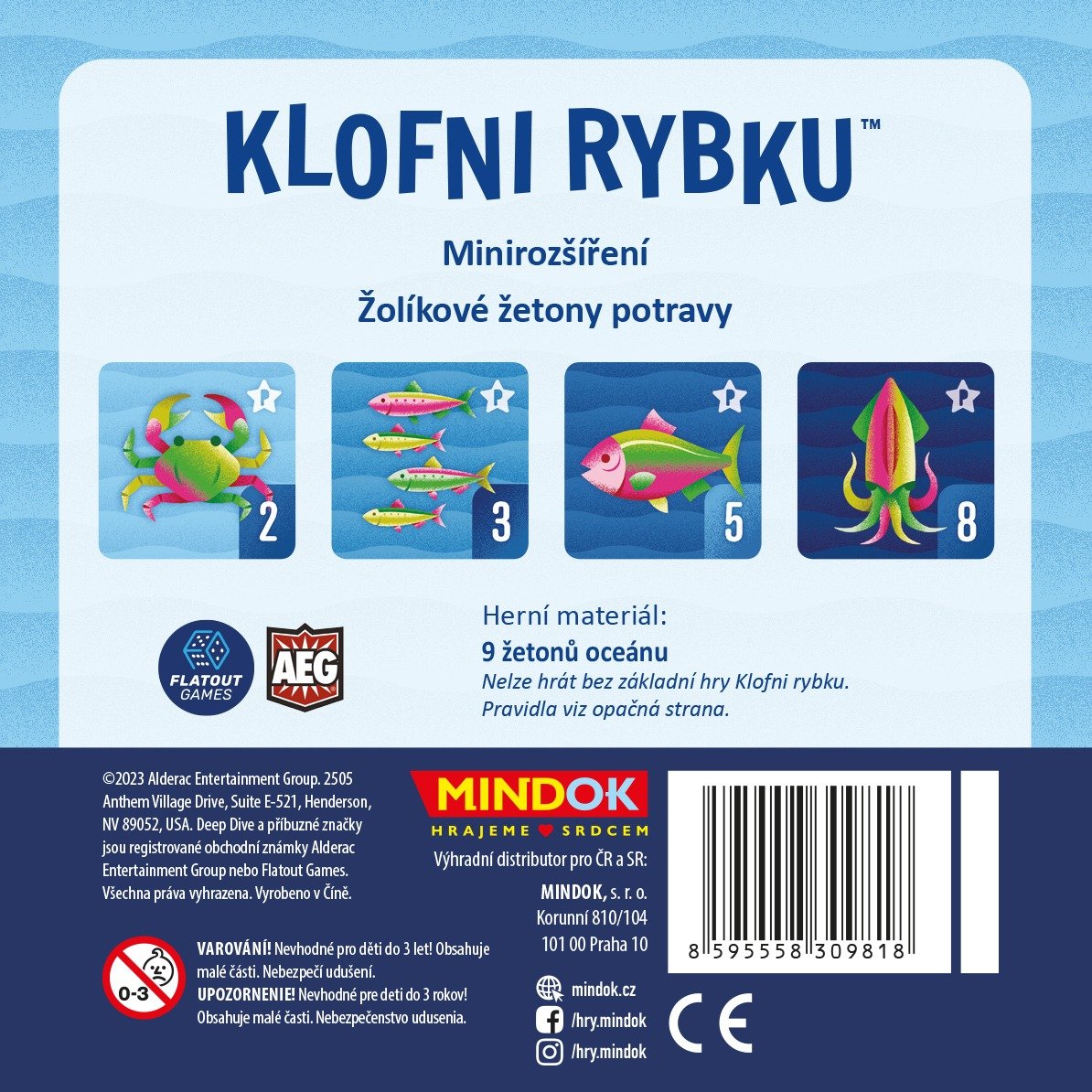 Levně Klofni rybku – Minirozšíření žolíkové žetony potravy - Mindok
