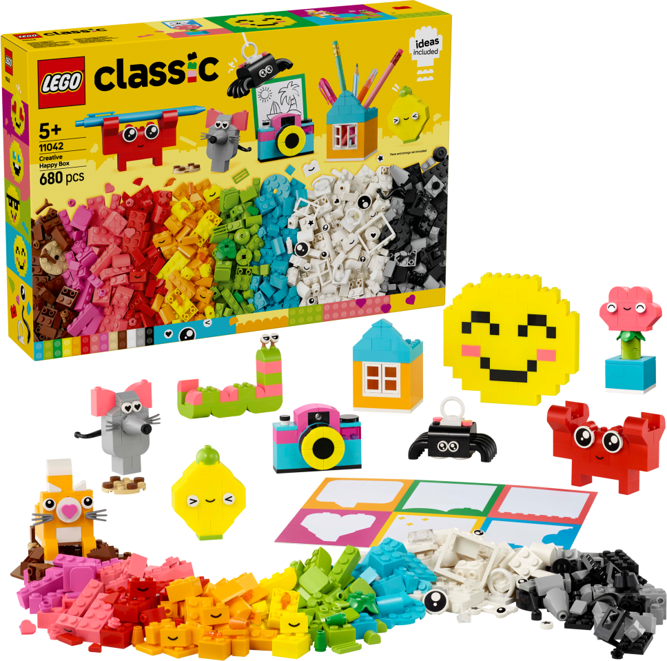 Levně LEGO® Classic 11042 Kreativní veselá krabička - LEGO® Classic