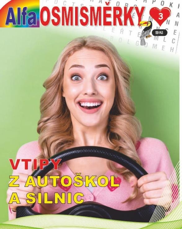 Levně Osmisměrky 3/2023 - Vtipy z autoškol a silnic