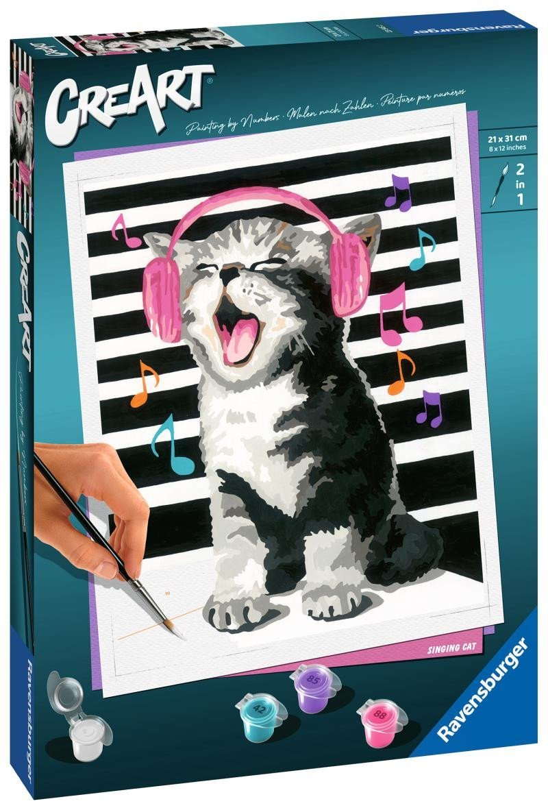 Levně CreArt Zpívající kočka