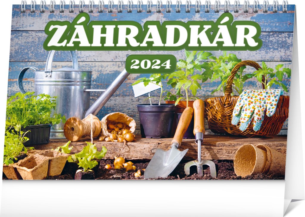 Levně Stolový kalendár Záhradkár 2024, 23,1 × 14,5 cm