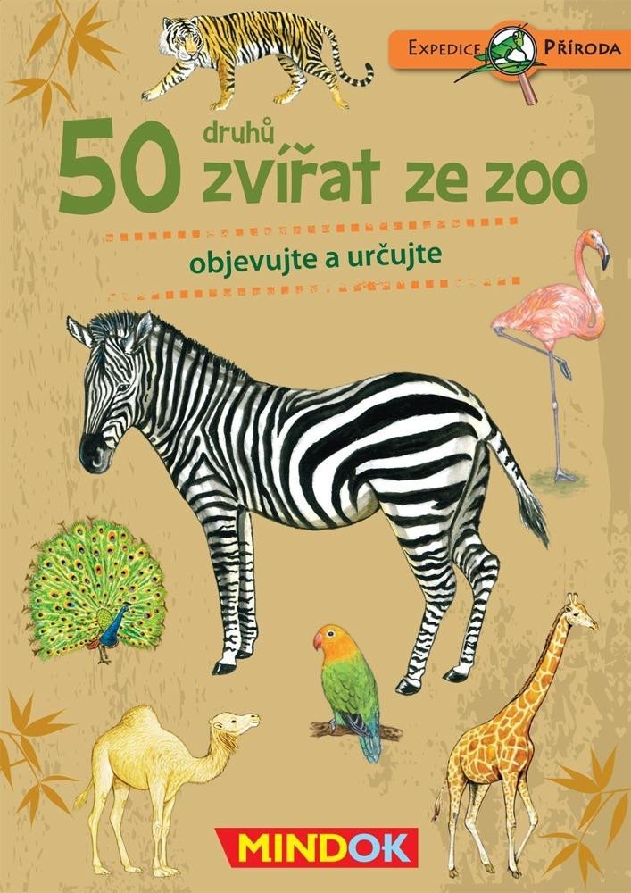 Levně Expedice příroda: 50 druhů zvířat ze ZOO - Mindok