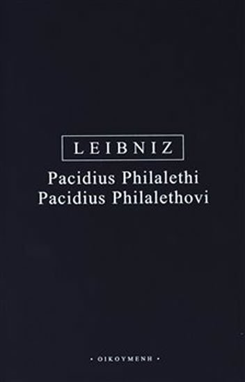 Levně Pacidus Philalethi - Gottfried Wilhelm Leibniz
