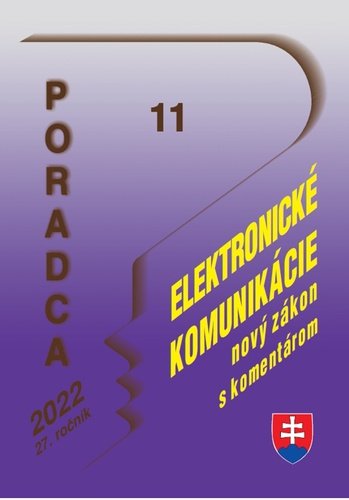 Levně Poradca 11/2022 - Zákon o elektronických komunikáciách