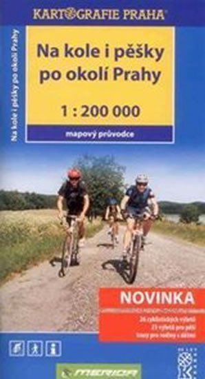 Levně Na kole i pěšky po okolí Prahy - 1:200 000 /mapový průvodce