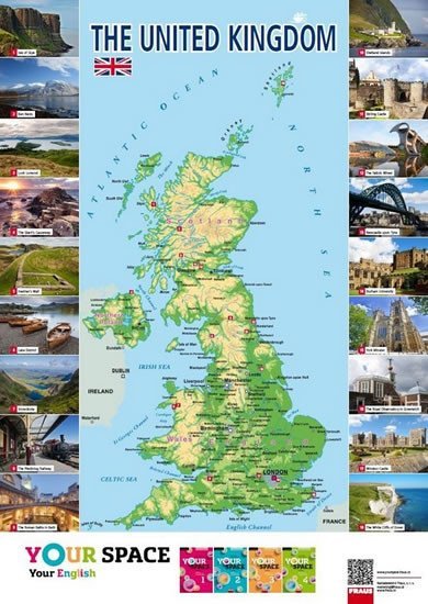 Levně Mapa – The United Kingdom