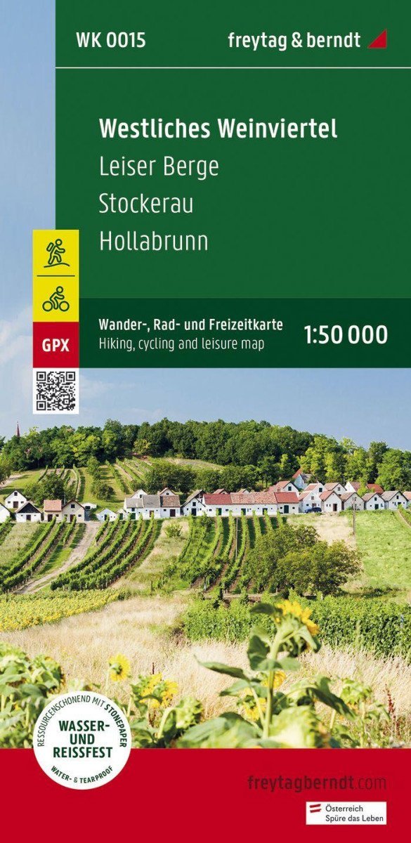 Levně Západní Weinviertel 1:50 000 / turistická, cyklistická a rekreační mapa