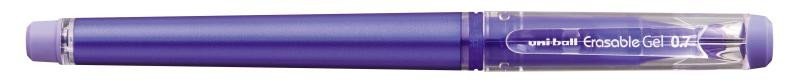 Levně UNI Gumovací pero s víčkem - fialové