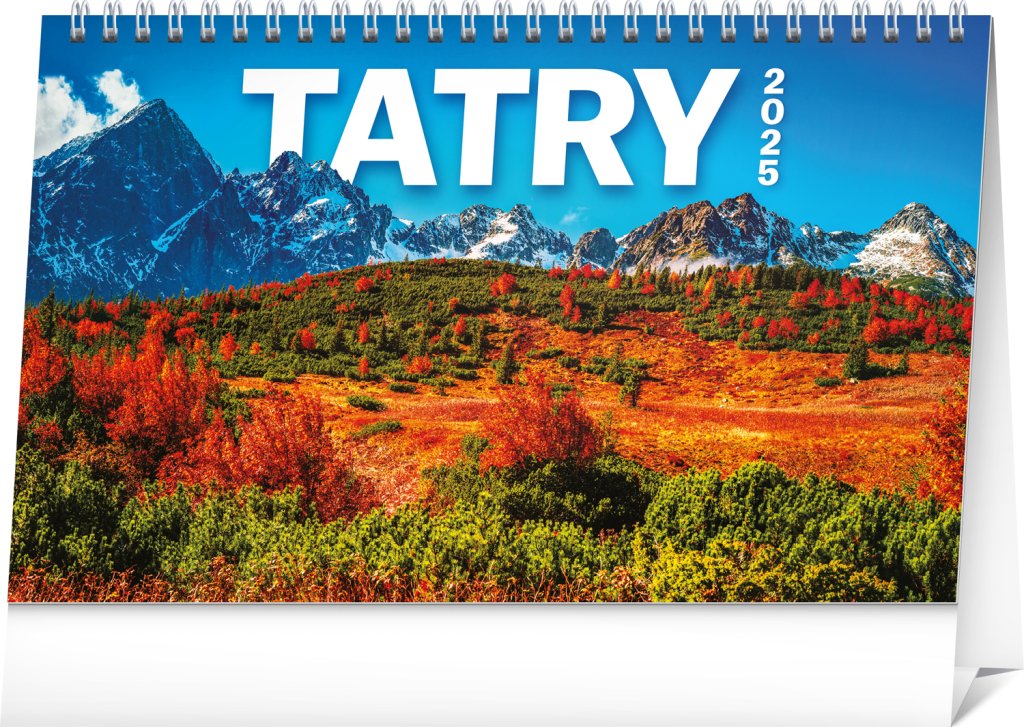 Levně NOTIQUE Stolový kalendár Tatry 2025, 23,1 x 14,5 cm