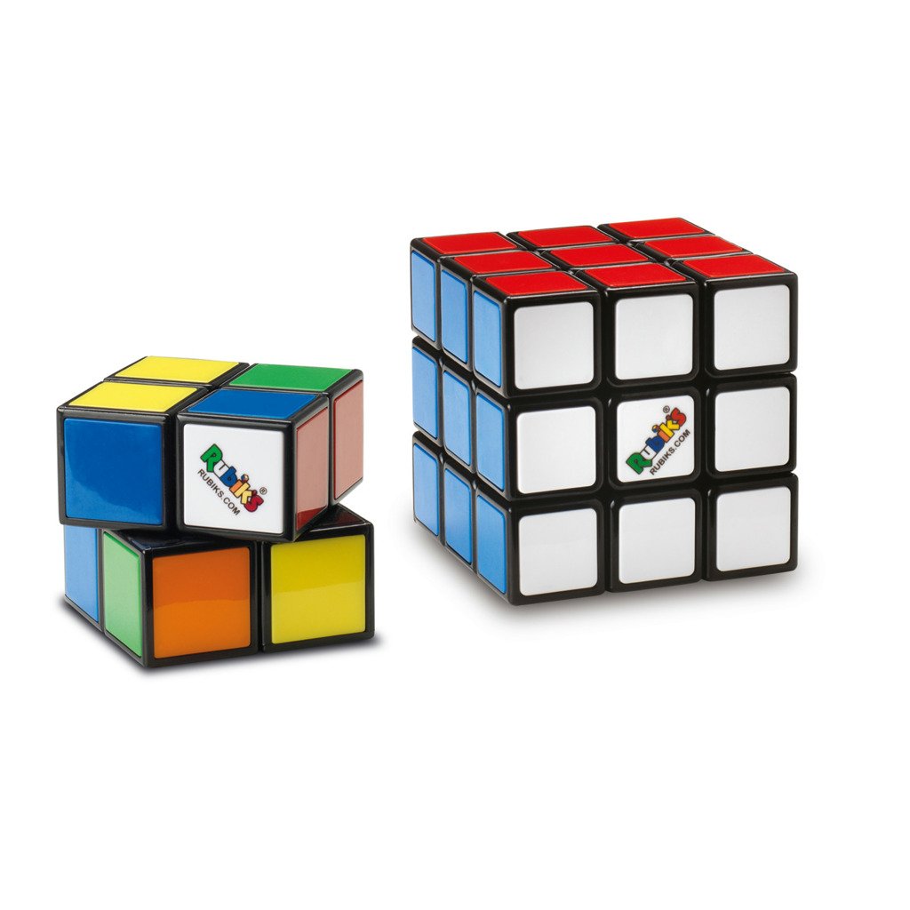 Levně Rubikova kostka - sada klasik 3x3 + přívěsek - Spin Master