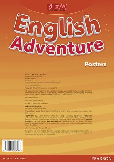 Levně New English Adventure 2 Posters - Anne Worrall