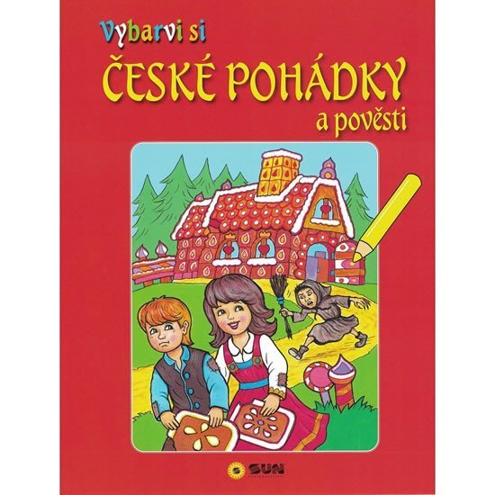 Levně Vybarvi si - České pohádky (červené)