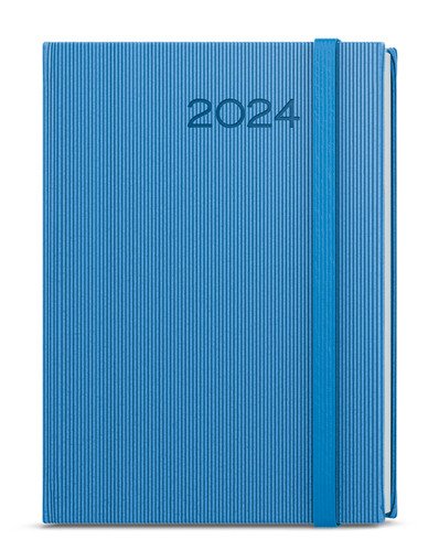Levně Týdenní diář 2024 Oskar Vigo A5 modrá