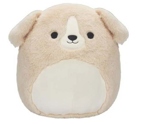 Levně Squishmallows Fuzz-A-Mallows Světlý pes Stevon 30 cm