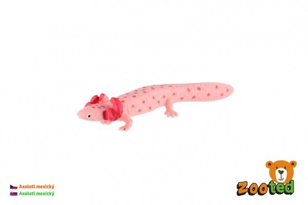 Levně Axolotl mexický zooted plast 8cm v sáčku