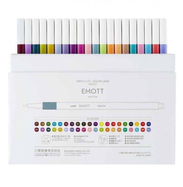 Levně EMOTT liner sada 40 ks (mix barev)