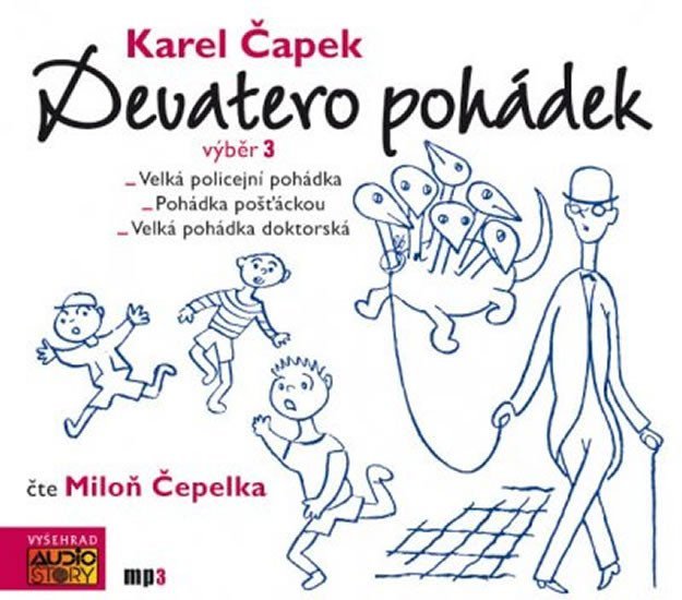Devatero pohádek výběr 3. - CDmp3 (Čte Miloň Čepelka) - Karel Čapek
