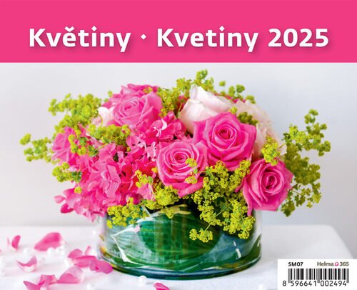 Levně Květiny 2025 - stolní kalendář