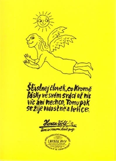 Levně Šťastnej člověk - pohlednice - Honza Volf