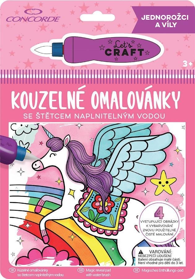 Levně Concorde Kouzelné omalovánky - Jednorožci a víly