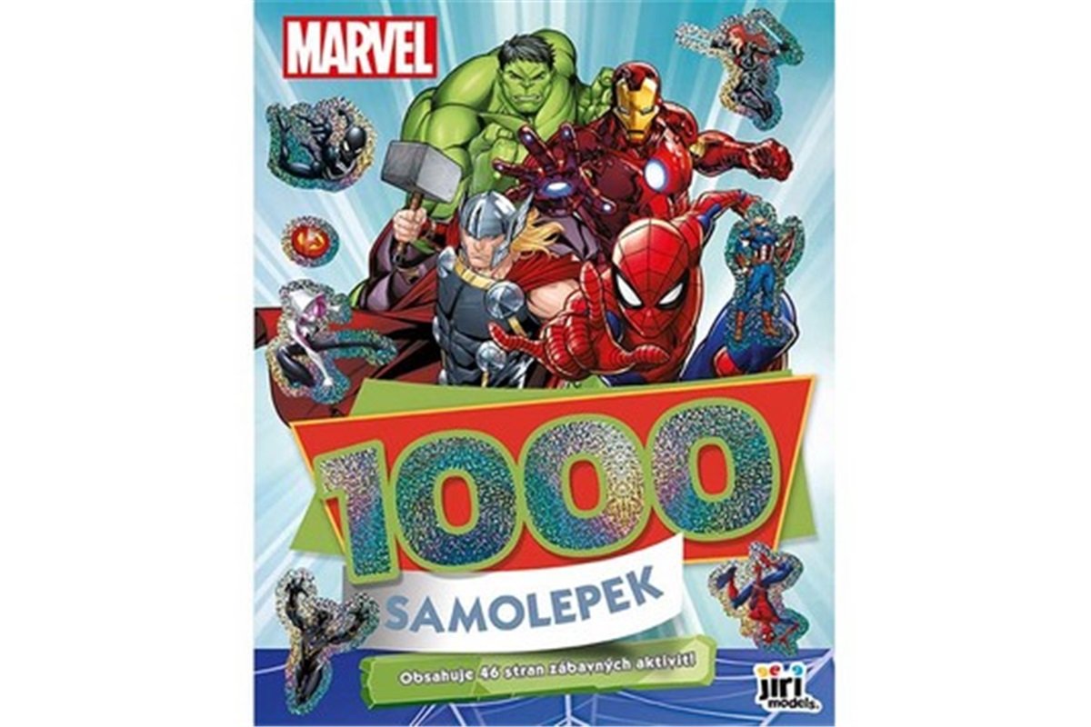 Levně 1000 samolepek s aktivitami Marvel