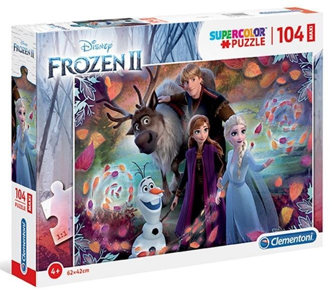 Levně Clementoni Puzzle Maxi Frozen 2 / 104 dílků - Clementoni