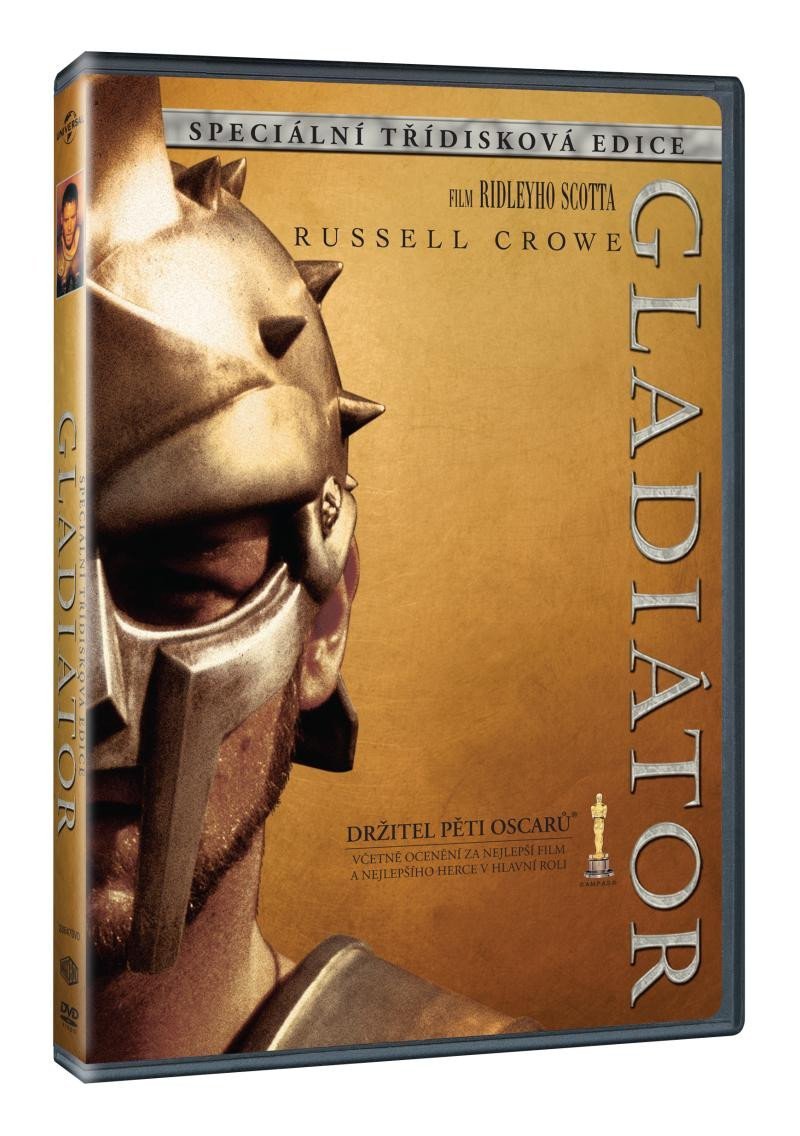 Levně Gladiátor (3DVD - DVD + 2DVD bonus disk)