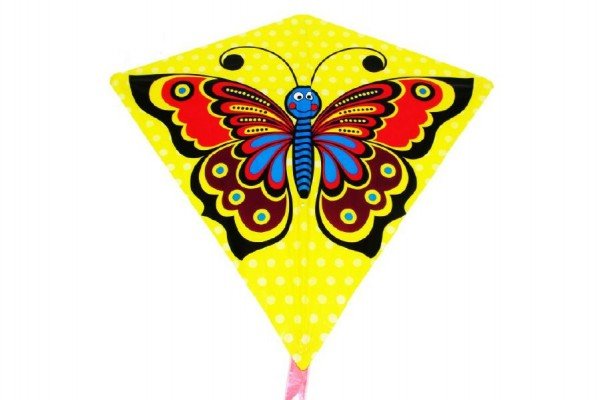 Levně Drak létající motýl plast 68x73cm v sáčku