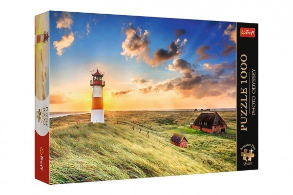 Levně Puzzle Premium Plus - Photo Odyssey:Maják List-Ost, Německo 1000 dílků 68,3x48cm v krab 40x27cm