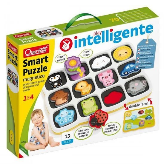 Smart Puzzle magnetico first colors and words - magnetická skládačka