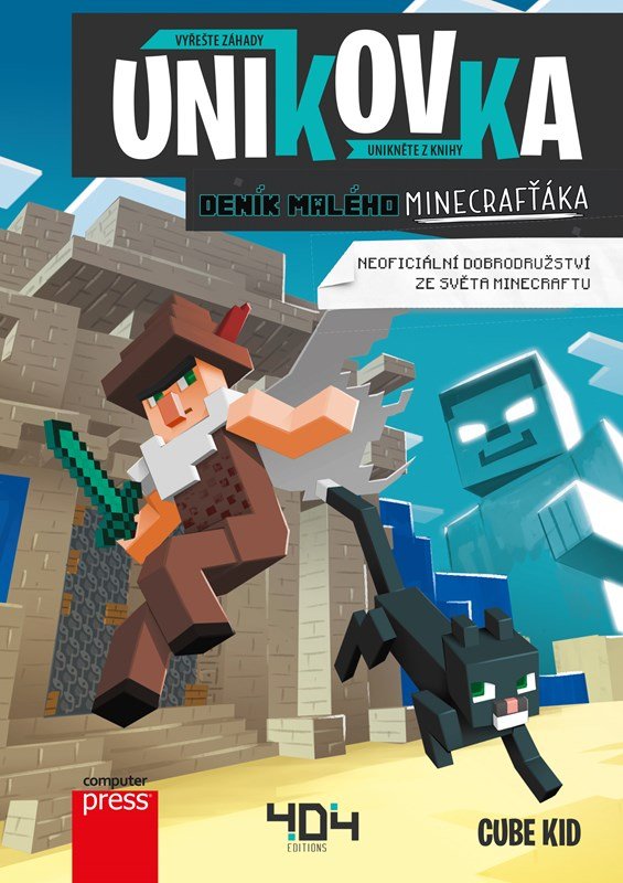 Levně Únikovka: Deník malého Minecrafťáka, 2. vydání - Cube Kid