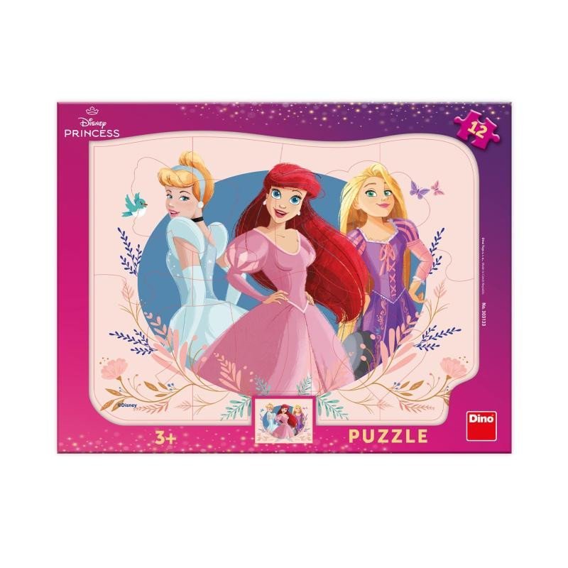 Levně Puzzle deskové Princezny 12 dílků