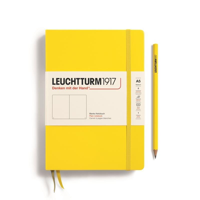 Levně Leuchtturm1917 Zápisník Lemon Medium A5 čistý