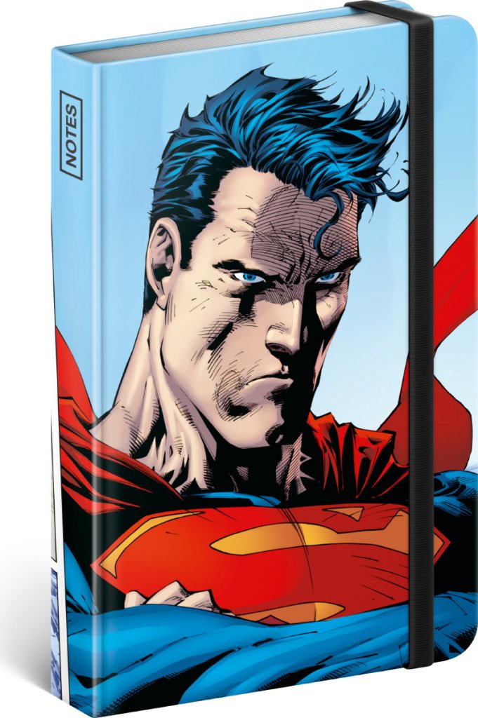 Levně Notes Superman - World Hero, linkovaný, 11 × 16 cm