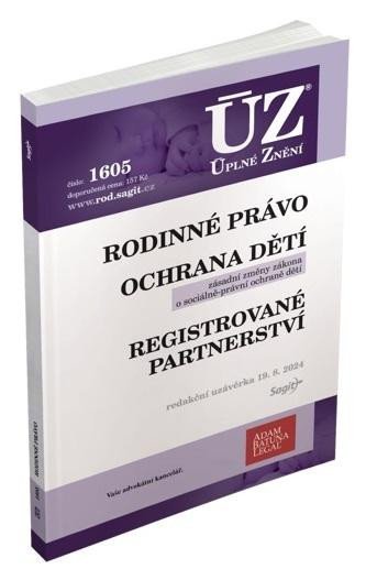 Levně ÚZ 1605 Rodinné právo, ochrana dítěte a rodiny, registrované partnerství