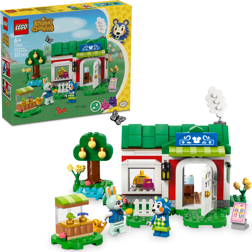 Levně LEGO® Animal Crossing™ 77055 Obchod s oblečením Able Sisters - LEGO® Animal Crossing™